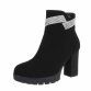 Damen High-Heel Stiefeletten - black Gr. 37
