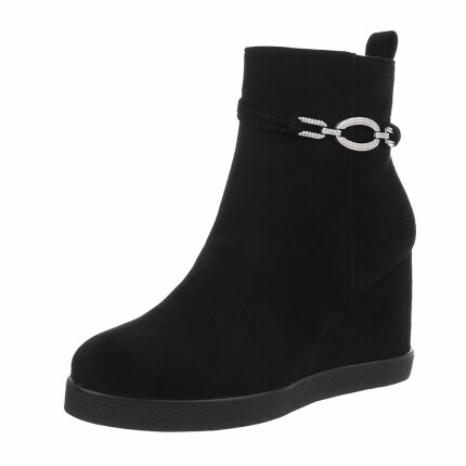 Damen Keilstiefeletten - black Gr. 39