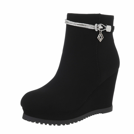 Damen Keilstiefeletten - black Gr. 38