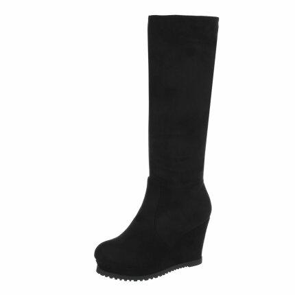 Damen High-Heel Stiefel - black Gr. 37