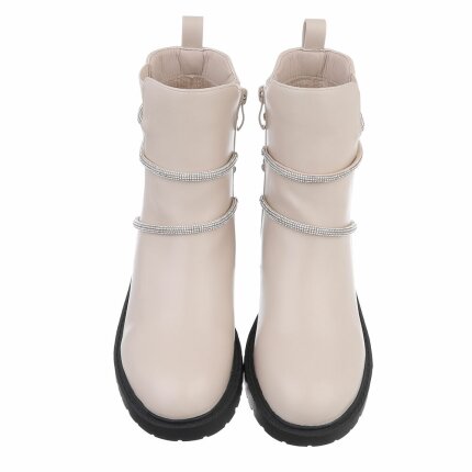 Damen Klassische Stiefeletten - beige