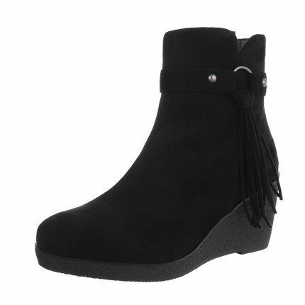 Damen Keilstiefeletten - black Gr. 40