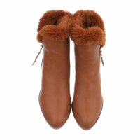 Damen Keilstiefeletten - camel
