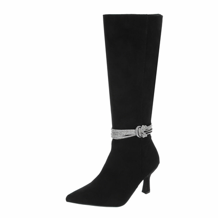 Damen High-Heel Stiefel - black Gr. 41