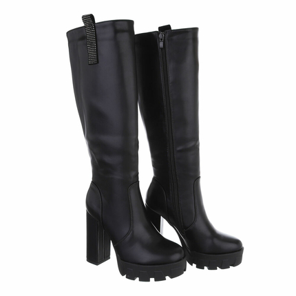 Damen High-Heel Stiefel - black