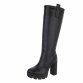 Damen High-Heel Stiefel - black Gr. 36