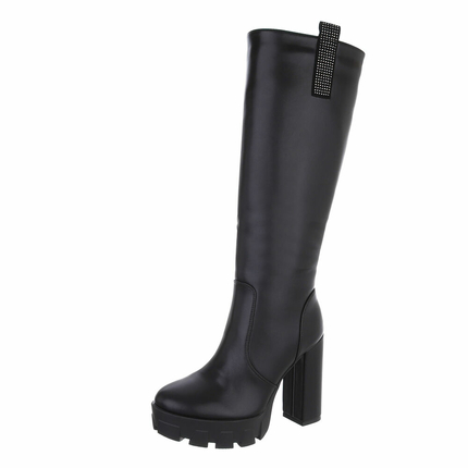 Damen High-Heel Stiefel - black Gr. 41
