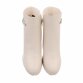 Damen High-Heel Stiefeletten - beige