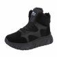 Damen Schnürstiefel - black Gr. 36