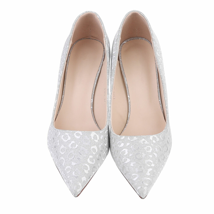 Damen High-Heel Pumps - silver
