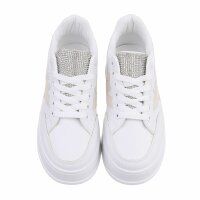 Damen Low-Sneakers - beige