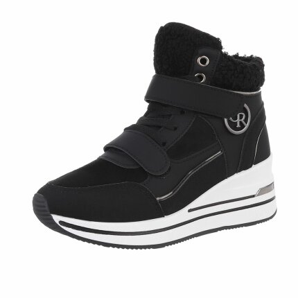 Damen Schnürstiefeletten - black Gr. 41