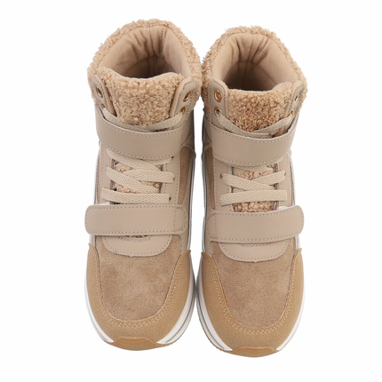 Damen Schnrstiefeletten - khaki