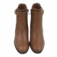 Damen High-Heel Stiefeletten - khaki