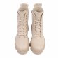 Damen Schnürstiefeletten - beige
