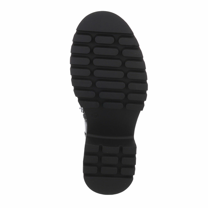 Damen Schnrstiefeletten - blackpu