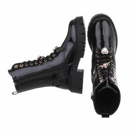 Damen Schnrstiefeletten - blackmir