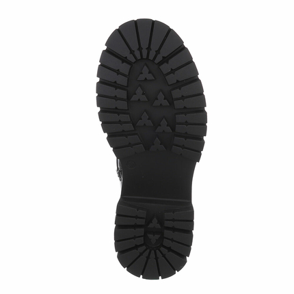 Damen Schnrstiefeletten - blackpu