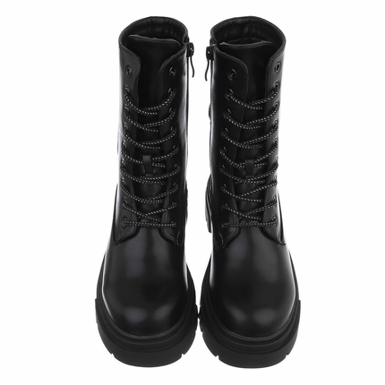 Damen Schnrstiefeletten - black