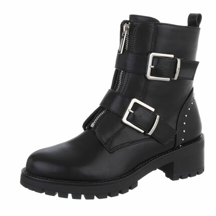 Damen Klassische Stiefeletten - blackpu Gr. 39