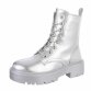 Damen Schnürstiefeletten - silver