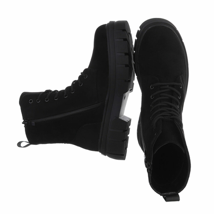 Damen Schnrstiefeletten - black