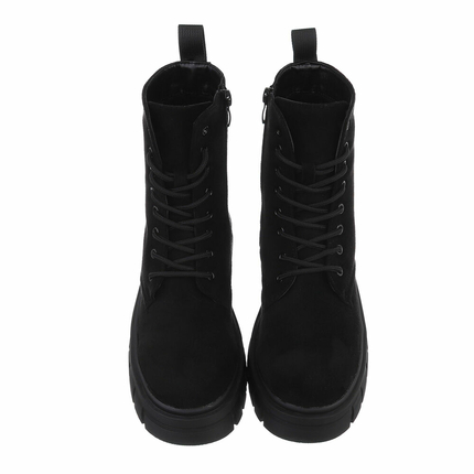 Damen Schnrstiefeletten - black