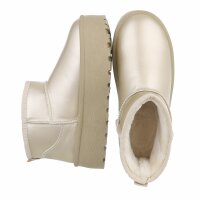 Damen Winterstiefeletten - gold