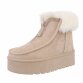 Damen Winterstiefeletten - beige Gr. 41