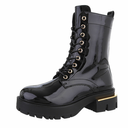 Damen Schnrstiefeletten - blackmir Gr. 40