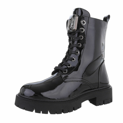 Damen Schnrstiefeletten - blackmir Gr. 38