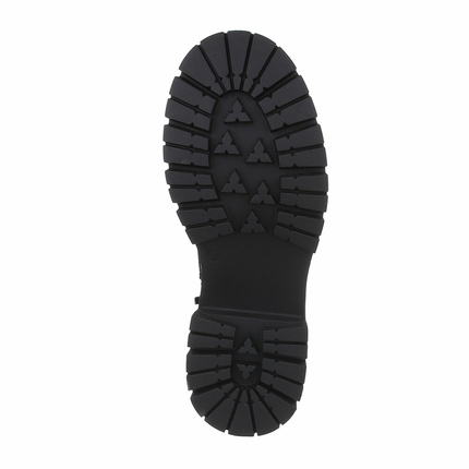 Damen Schnrstiefeletten - blackpu