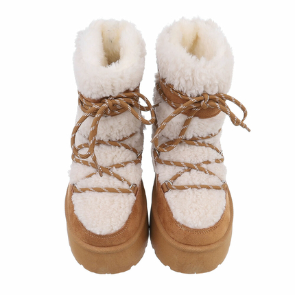Damen Winterstiefeletten - camel