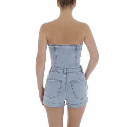 Damen Kurzer Jumpsuit von Laulia - blue