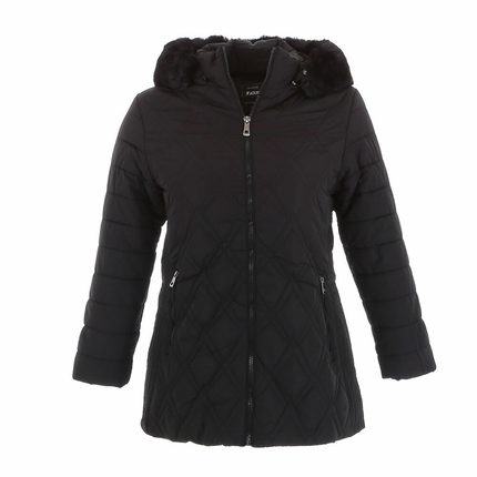 Damen Winterjacke von Nature Gr. XXL/44 - black