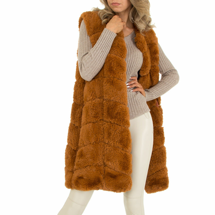 Damen bergangsjacke von GLO STORY - camel