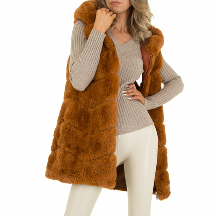 Damen bergangsjacke von GLO STORY - camel