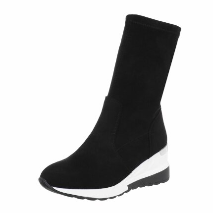 Damen Keilstiefeletten - black Gr. 39