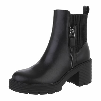 Damen High-Heel Stiefeletten - black Gr. 41