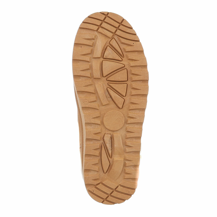 Damen Echtleder Winterstiefeletten - camel