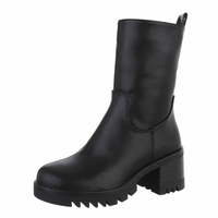 Damen High-Heel Stiefeletten - black