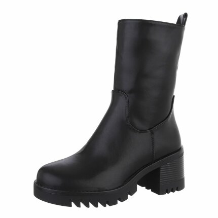 Damen High-Heel Stiefeletten - black Gr. 38