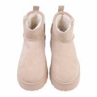 Damen Winterstiefeletten - beigeb