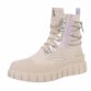 Damen Schnürstiefeletten - beige