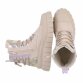 Damen Schnürstiefeletten - beige