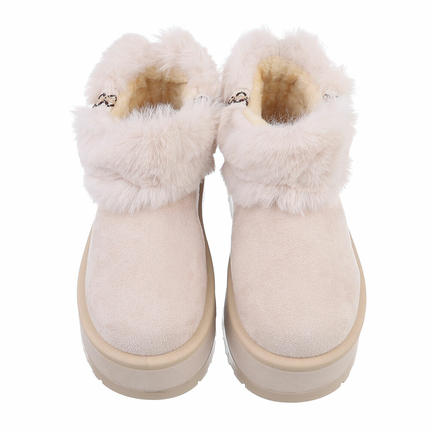Damen Winterstiefeletten - beige