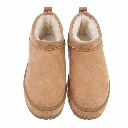 Damen Winterstiefeletten - camel
