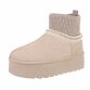 Damen Winterstiefeletten - beige
