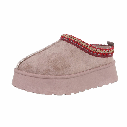 Damen Winterstiefeletten - khakii Gr. 41