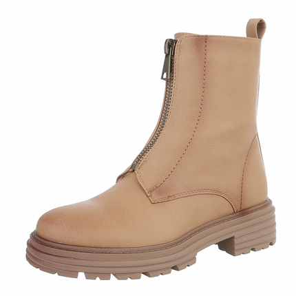 Damen Klassische Stiefeletten - khaki Gr. 40